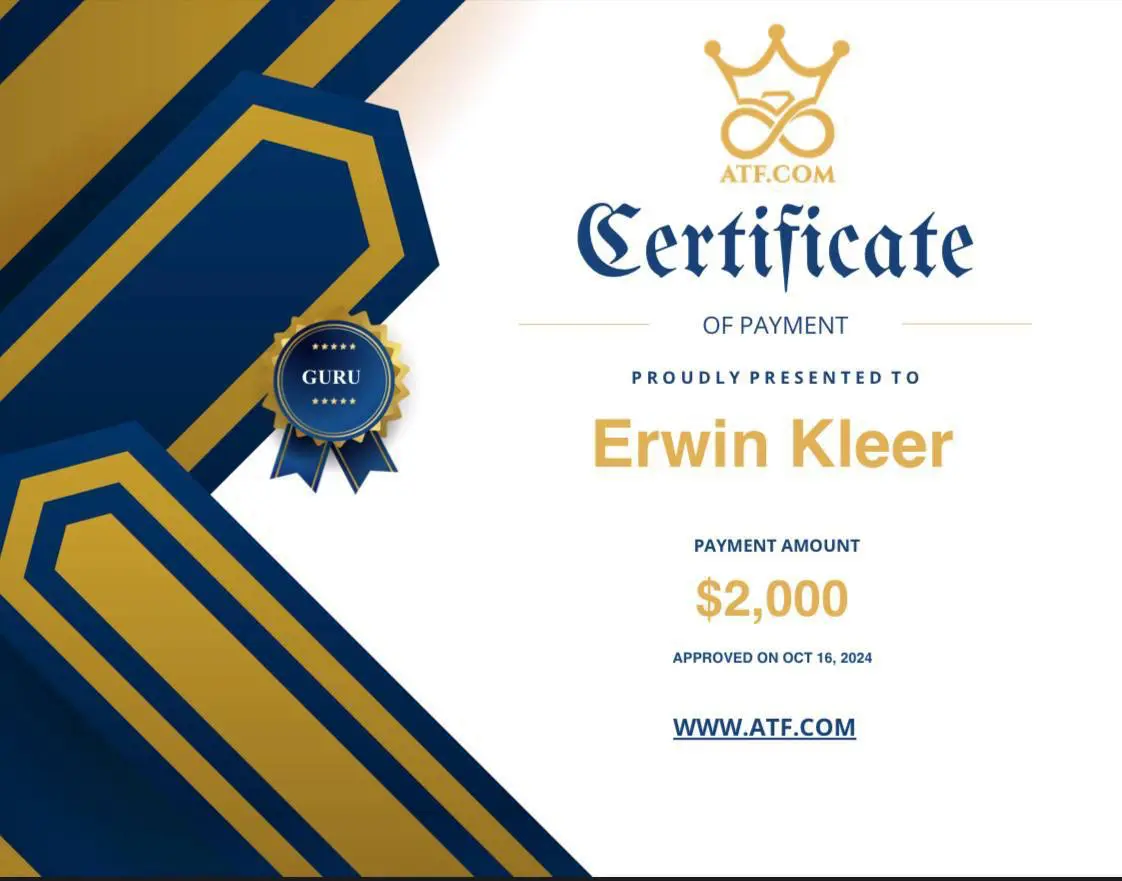 ELALIHOLDING Nachweis – Erwin Kleer IIII